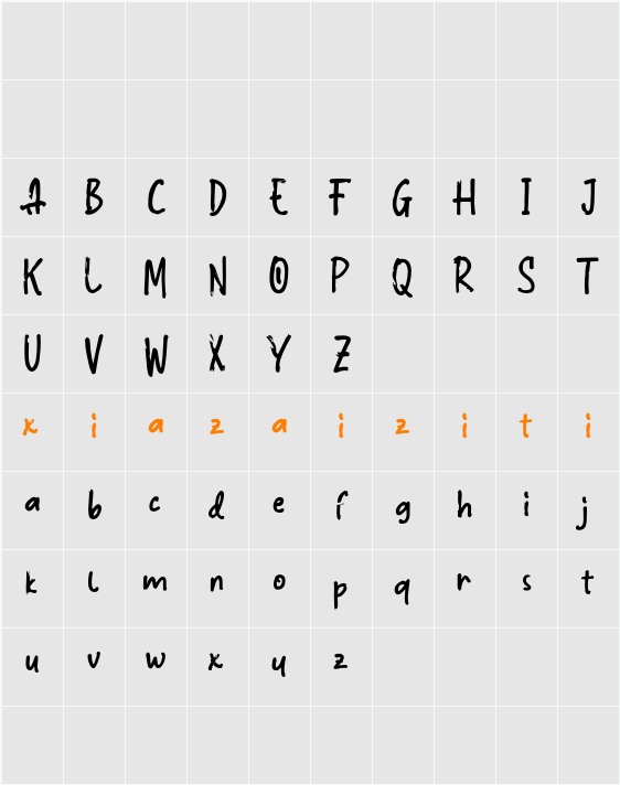 Demo Midnight Subway SVG 字符映射表