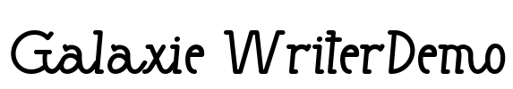 Galaxie WriterDemo