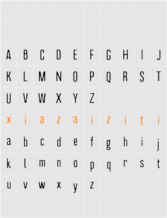 Dozed Blur Demo 字符映射表