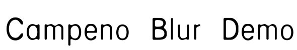 Campeno Blur Demo