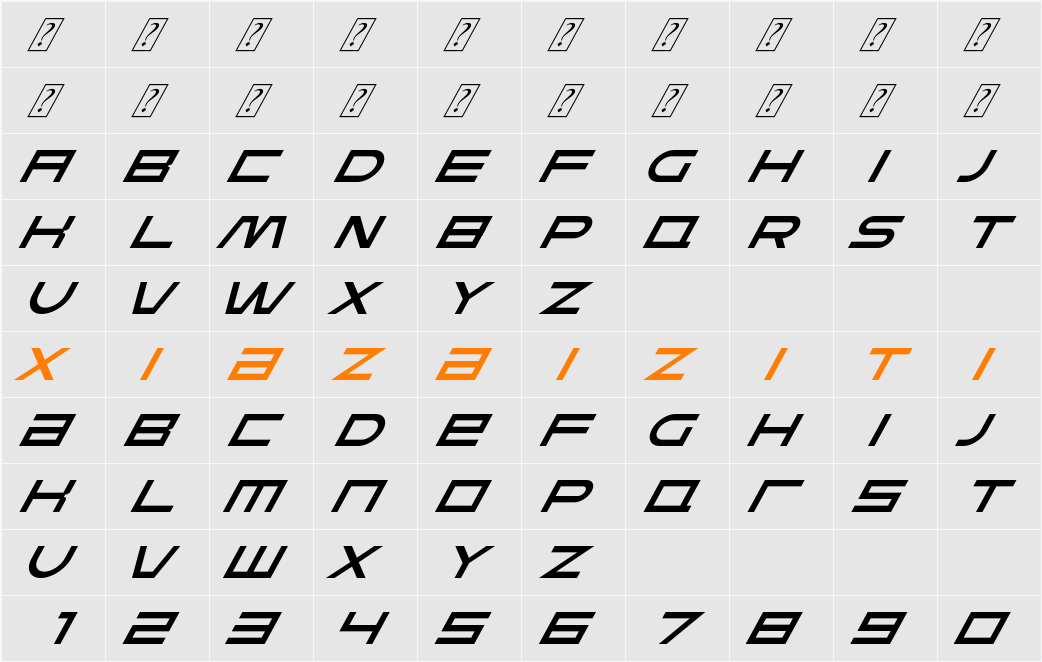 FEAR Dynamic 字符映射表