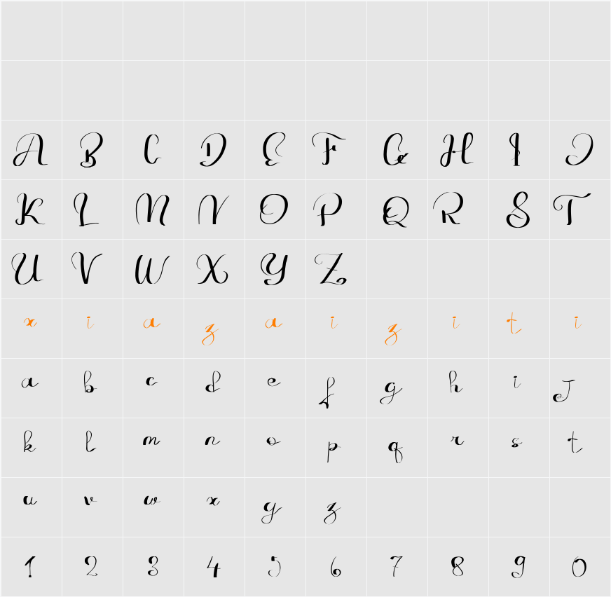 Fatih 字符映射表