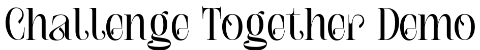 Challenge Together Demo