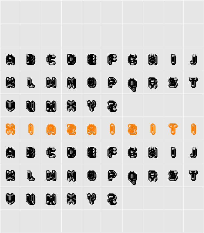 Cables 字符映射表