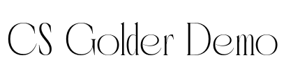 CS Golder Demo