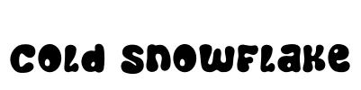 Cold Snowflake