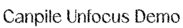 Canpile Unfocus Demo