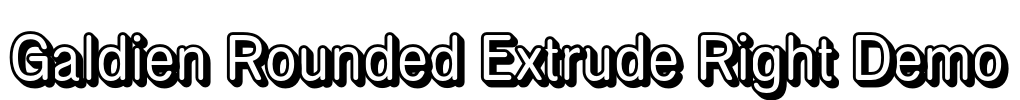 Galdien Rounded Extrude Right Demo