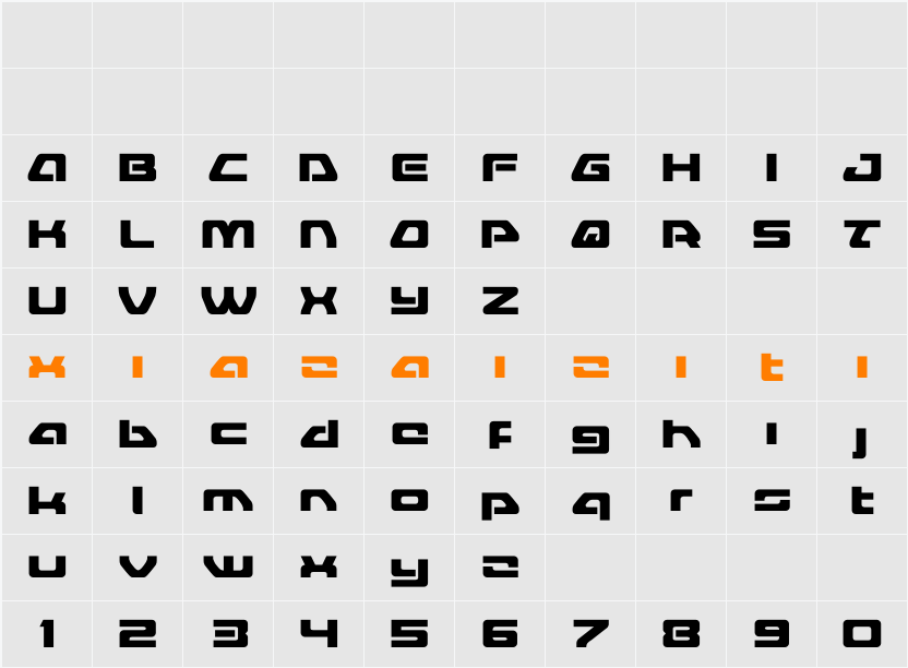 Furian 字符映射表