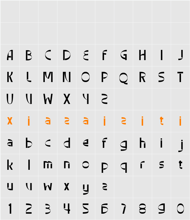 Carnelius 字符映射表