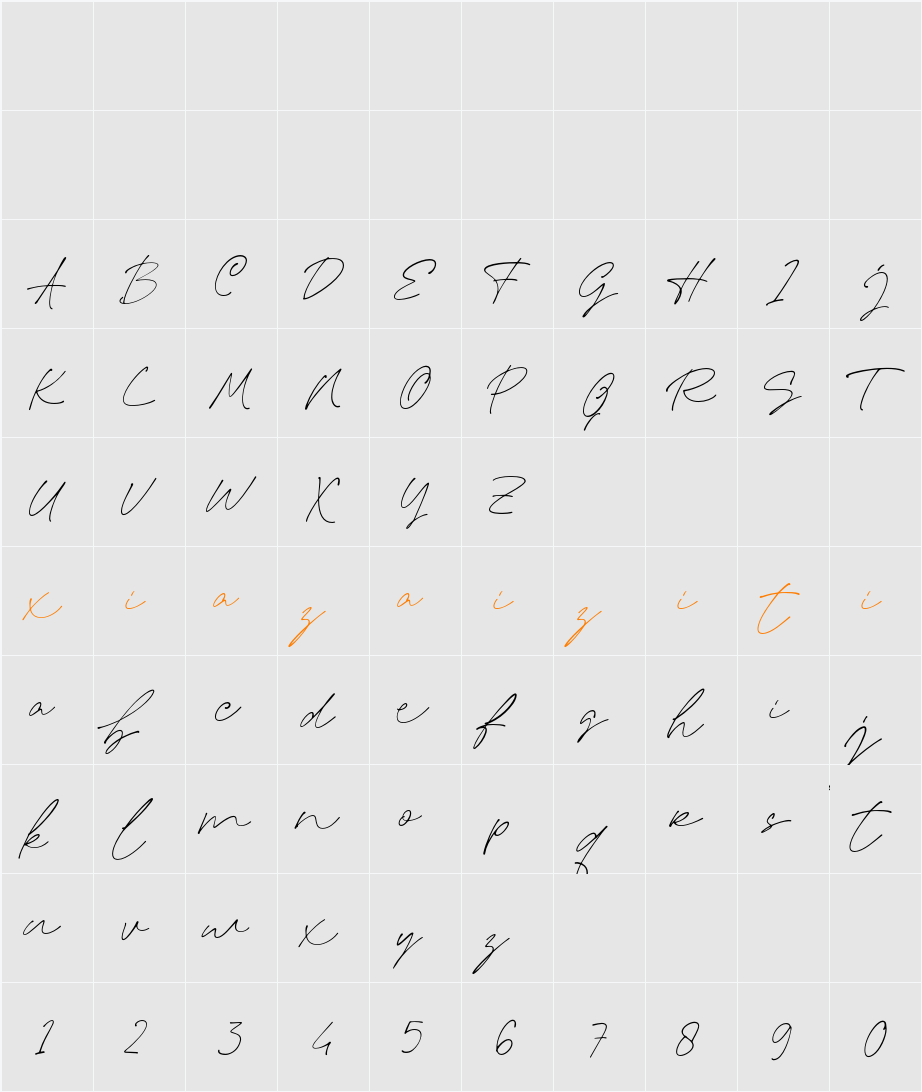 Demo Malorta Story Med 字符映射表