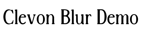 Clevon Blur Demo