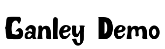 Ganley Demo 字体预览图