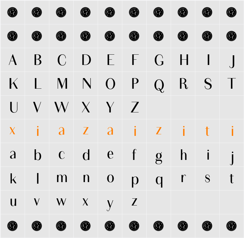 Kleio 字符映射表