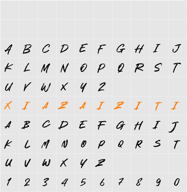 Foxgrab 字符映射表