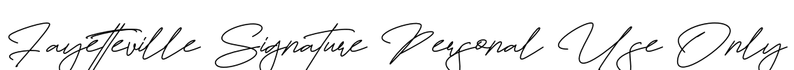 Fayetteville Signature Personal Use Only