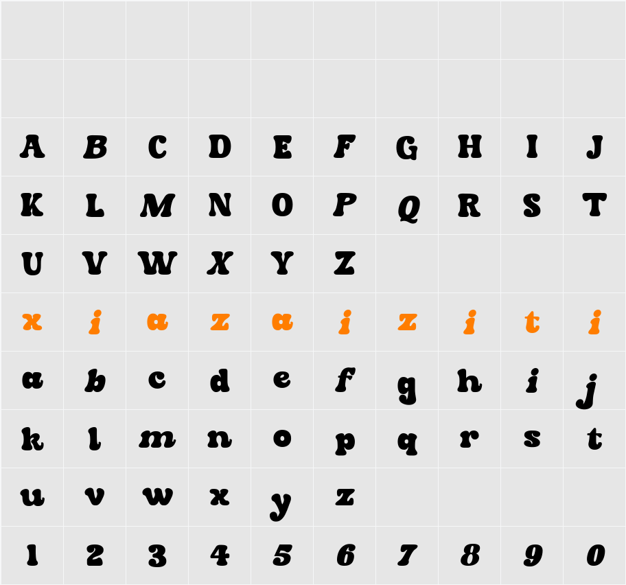 Dilog DEMO 字符映射表