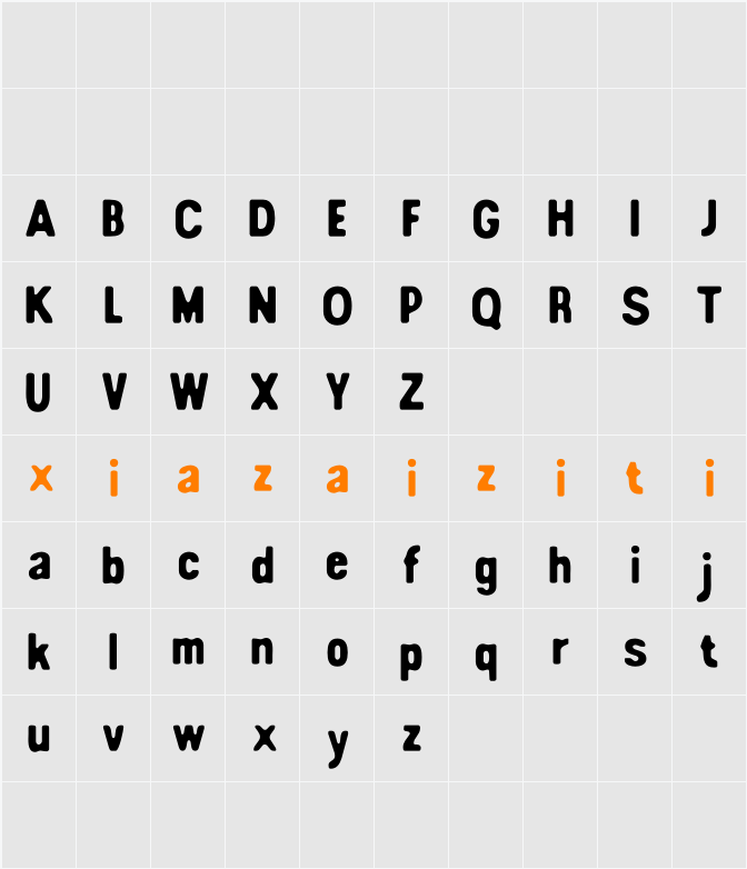 Demine Blur Demo 字符映射表