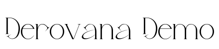 Derovana Demo