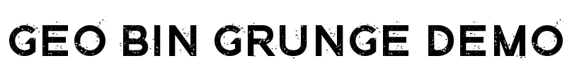GEO Bin Grunge DEMO