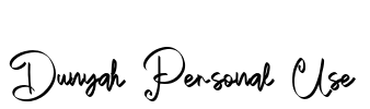 Dunyah Personal Use