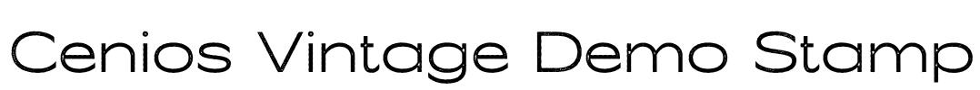 Cenios Vintage Demo Stamp
