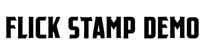 Flick Stamp Demo
