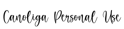 Canoliga Personal Use