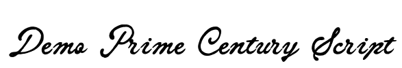 Demo Prime Century Script