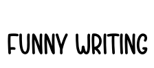 Funny Writing