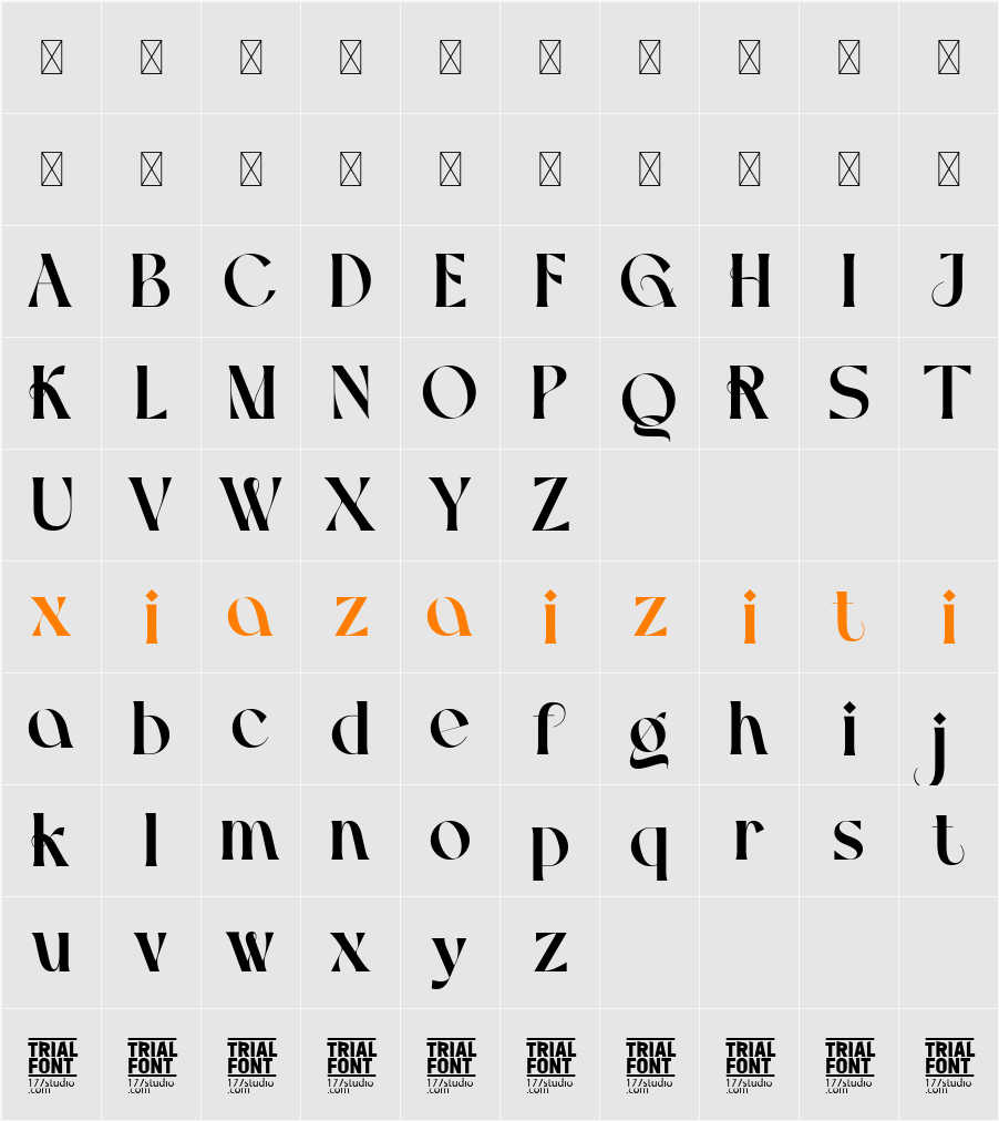 ENHANCE LEARNING DEMO 字符映射表