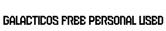 Galacticos Free Personal Used