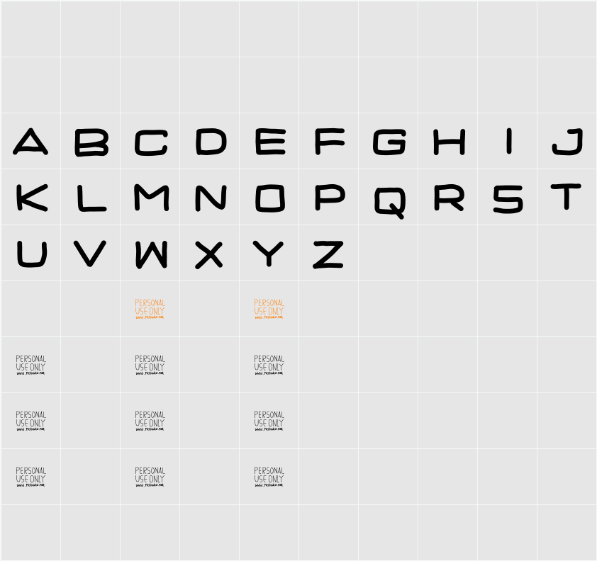 FOXY 字符映射表