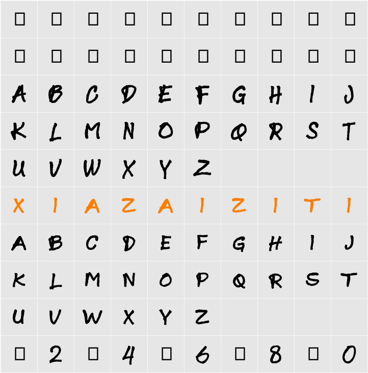 CreamyCookies 字符映射表