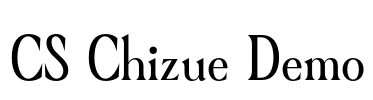 CS Chizue Demo