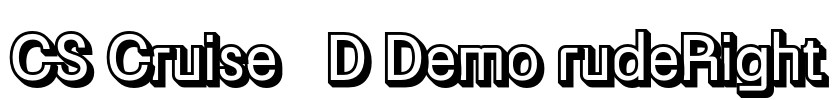 CS Cruise 3D Demo rudeRight