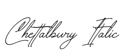 Chettalbury Italic