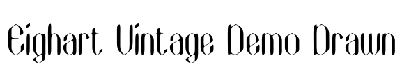 Eighart Vintage Demo Drawn