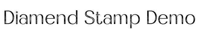 Diamend Stamp Demo