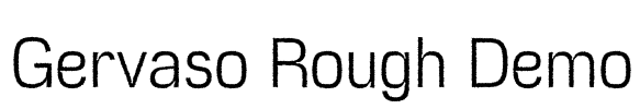 Gervaso Rough Demo