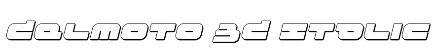 Delmoto 3D Italic