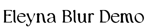 Eleyna Blur Demo