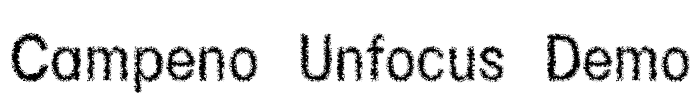 Campeno Unfocus Demo