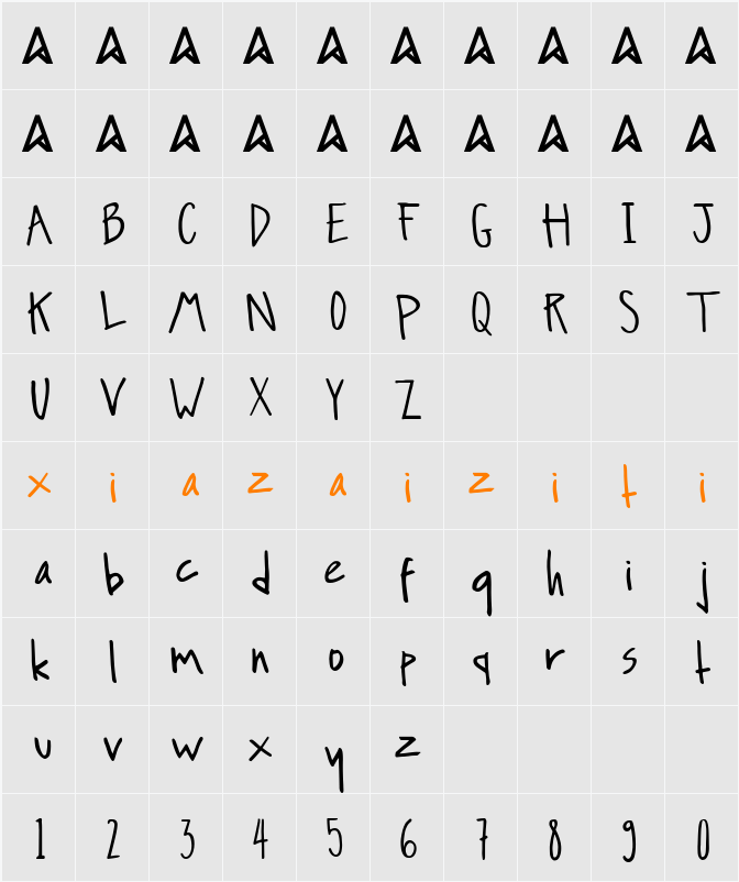 Find Apple 字符映射表