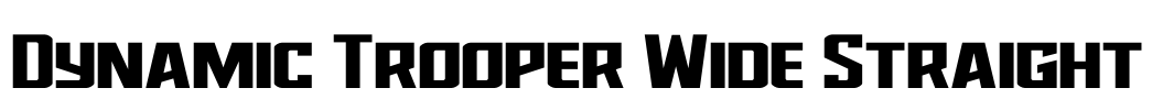 Dynamic Trooper Wide Straight