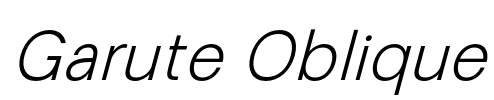 Garute Oblique