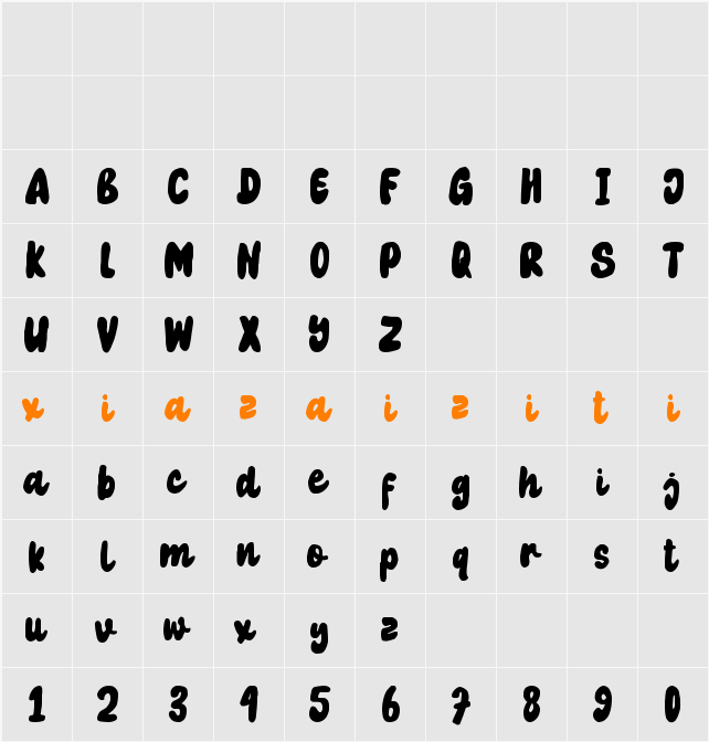 Normal 字符映射表