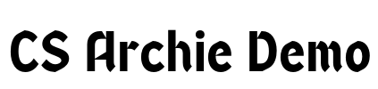 CS Archie Demo