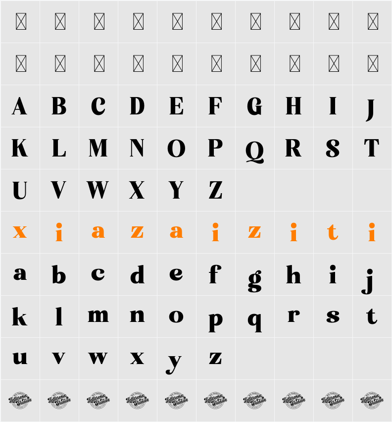 Enigma Mistik DEMO VERSION 字符映射表