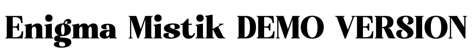 Enigma Mistik DEMO VERSION